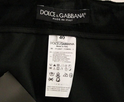 Black cotton shorts pants