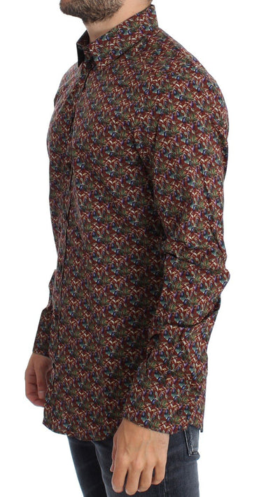 Red Egg Plant GOLD Slim Fit Casual Shirt
