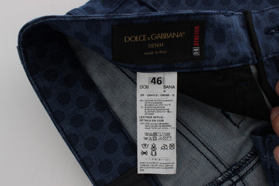 Blue Cotton Denim 14 Stretch Slim Fit Jeans