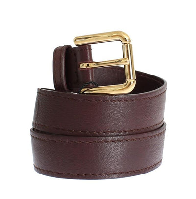 Purple leather belt