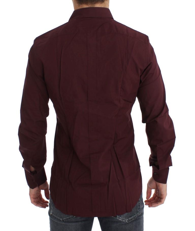 Bordeaux GOLD Slim Fit Formal Dress Shirt
