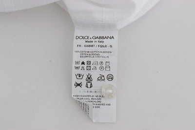 White Square Check Cotton Shirt