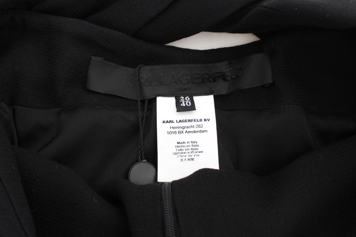 Black Straight Pencil Skirt