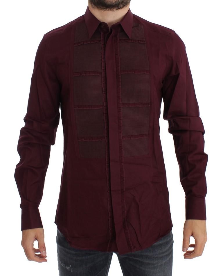 Bordeaux Torero GOLD Slim Fit Dress Shirt