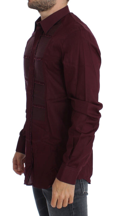 Bordeaux Torero GOLD Slim Fit Dress Shirt