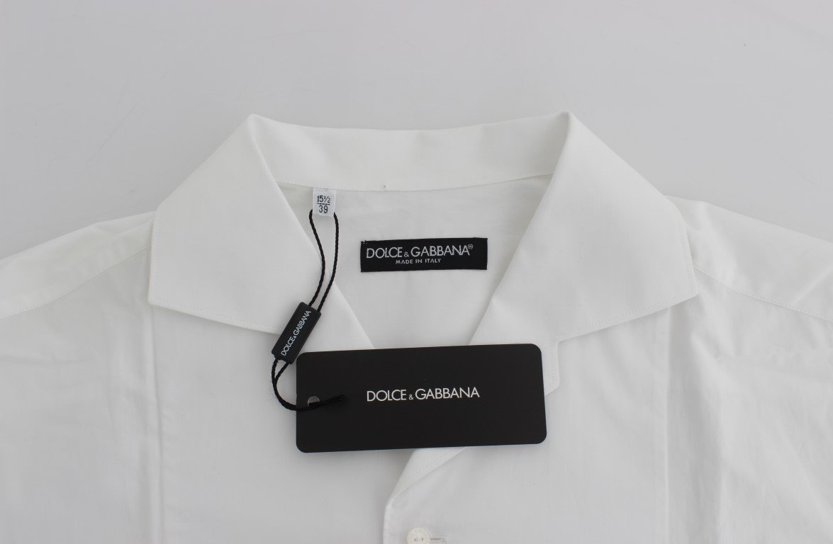 White Cotton Spread Formal Shirt