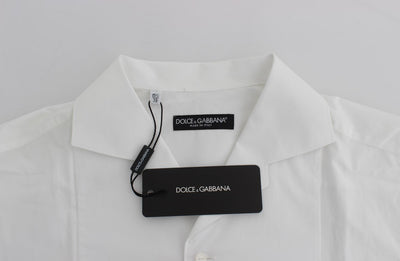 White Cotton Spread Formal Shirt