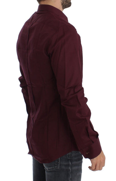 Bordeaux Torero GOLD Slim Fit Dress Shirt