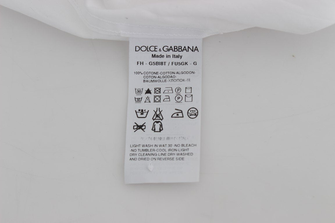 White Cotton Spread Formal Shirt