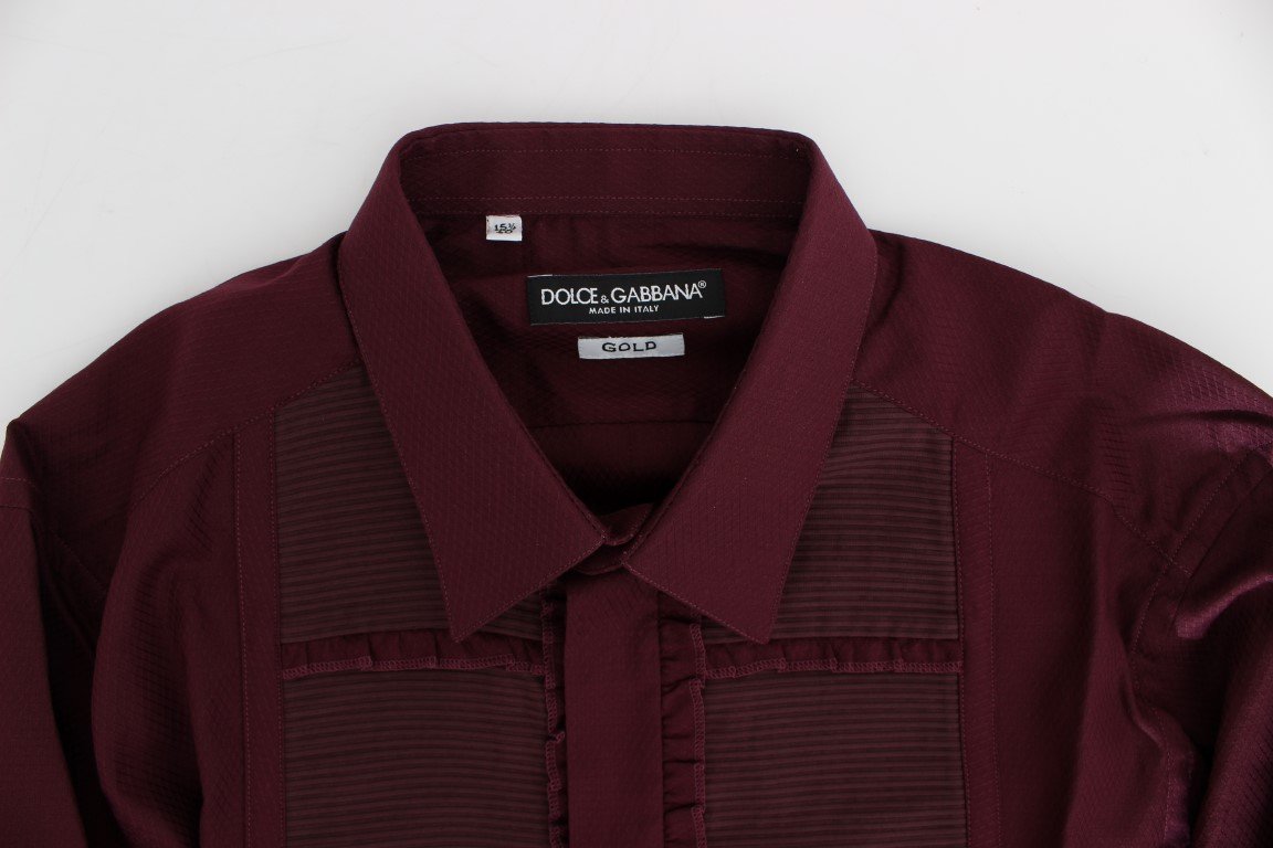 Bordeaux Torero GOLD Slim Fit Dress Shirt