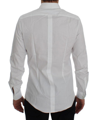 White Cotton Slim Fit GOLD Shirt