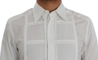 White Cotton Slim Fit GOLD Shirt