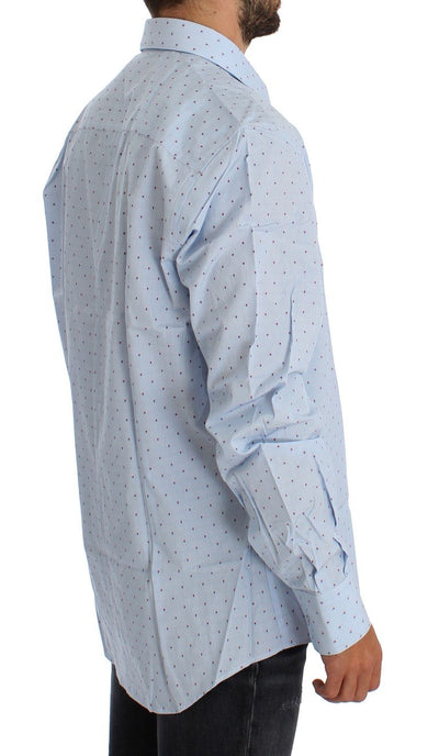 Blue Patterned MARTINI Slim Fit Shirt