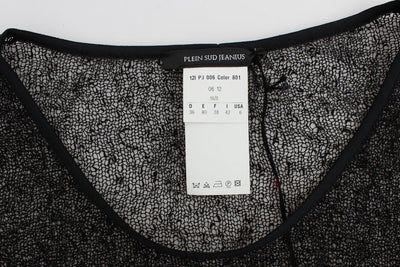 Black Transparent Blouse Top