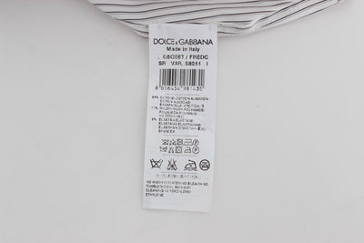 White Striped Slim GOLD Shirt