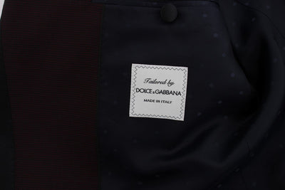 Bordeaux Silk Wool Slim Fit 3 Piece Suit