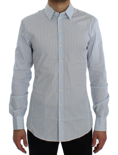 Blue Striped Slim SICILIA Shirt