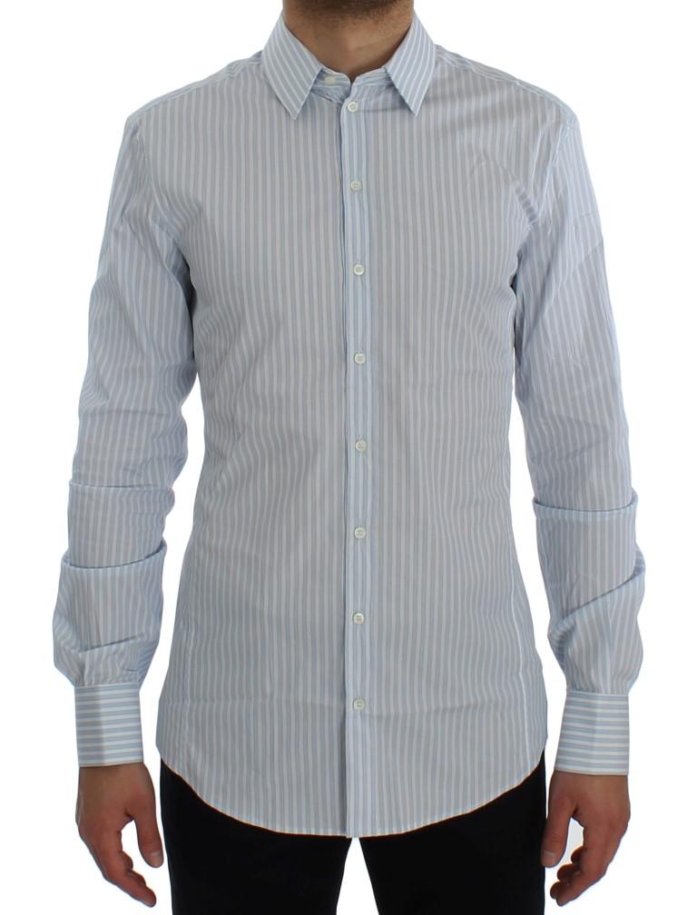 Blue Striped Slim SICILIA Shirt