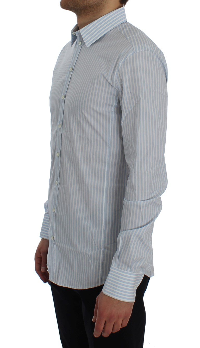 Blue Striped Slim SICILIA Shirt
