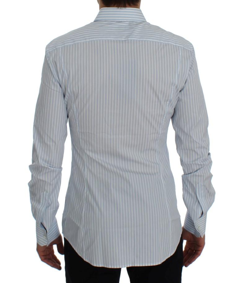 Blue Striped Slim SICILIA Shirt