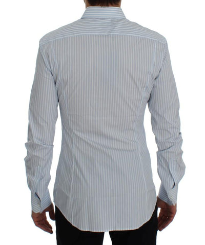 Blue Striped Slim SICILIA Shirt