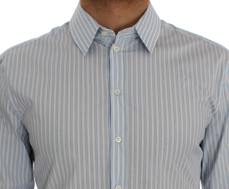 Blue Striped Slim SICILIA Shirt
