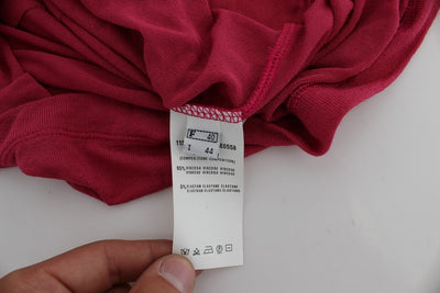 Pink Silk Sleeveless Blouse Top