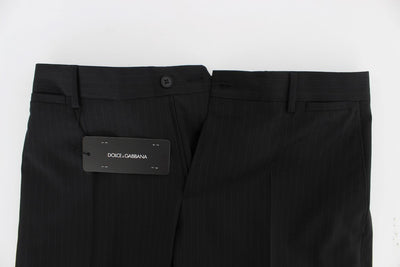 Black Striped Dress Formal Pants
