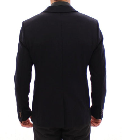 Marine blue slim fit blazer