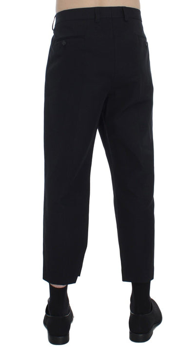 Black 3/4 Length Casual Pants