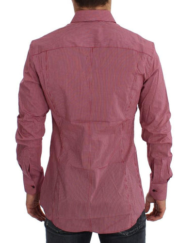 Red Checkered Slim Fit SICILIA Shirt