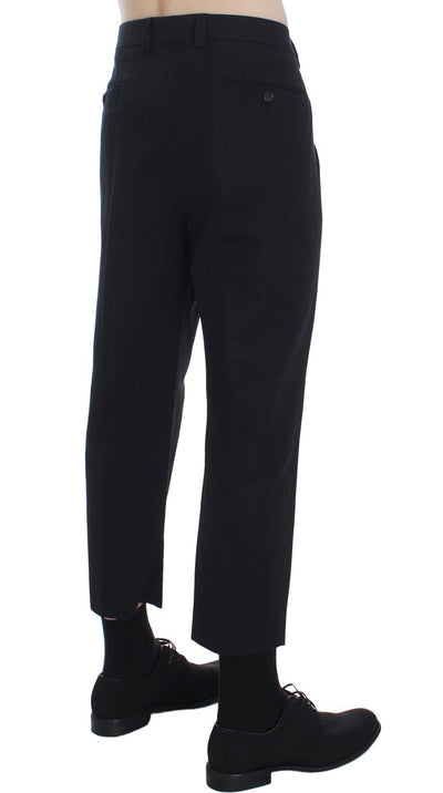 Black 3/4 Length Casual Pants