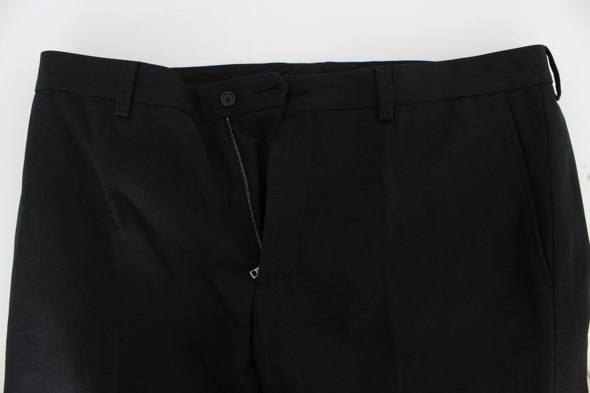 Black 3/4 Length Casual Pants