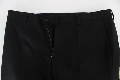 Black 3/4 Length Casual Pants