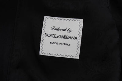 Black Wool Silk Slim Fit 3 Piece Suit