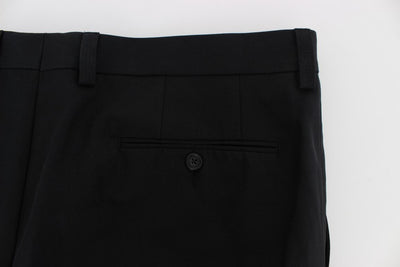 Black 3/4 Length Casual Pants