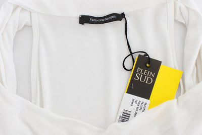White Stretch Sleeveless Blouse