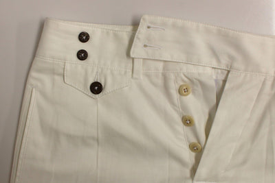 White Regular Fit Chinos Pants