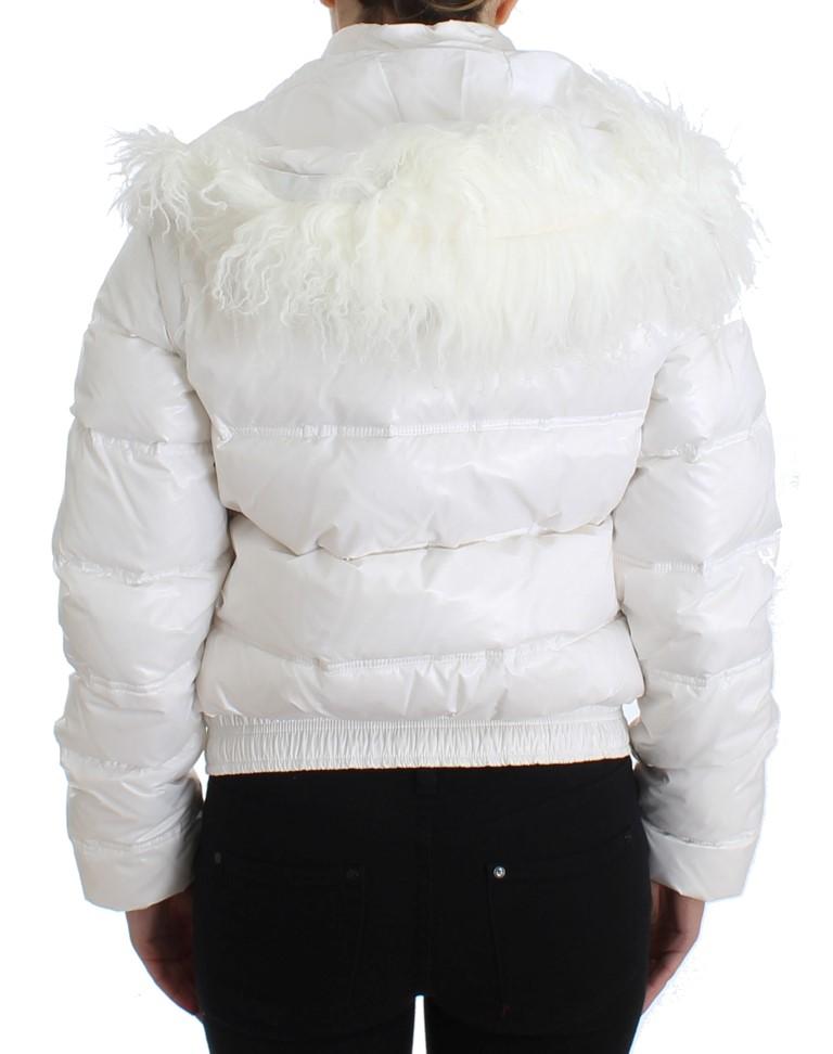 White puffer jacket/vest