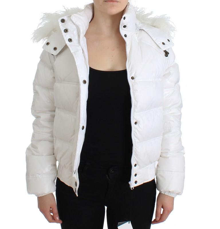 White puffer jacket/vest