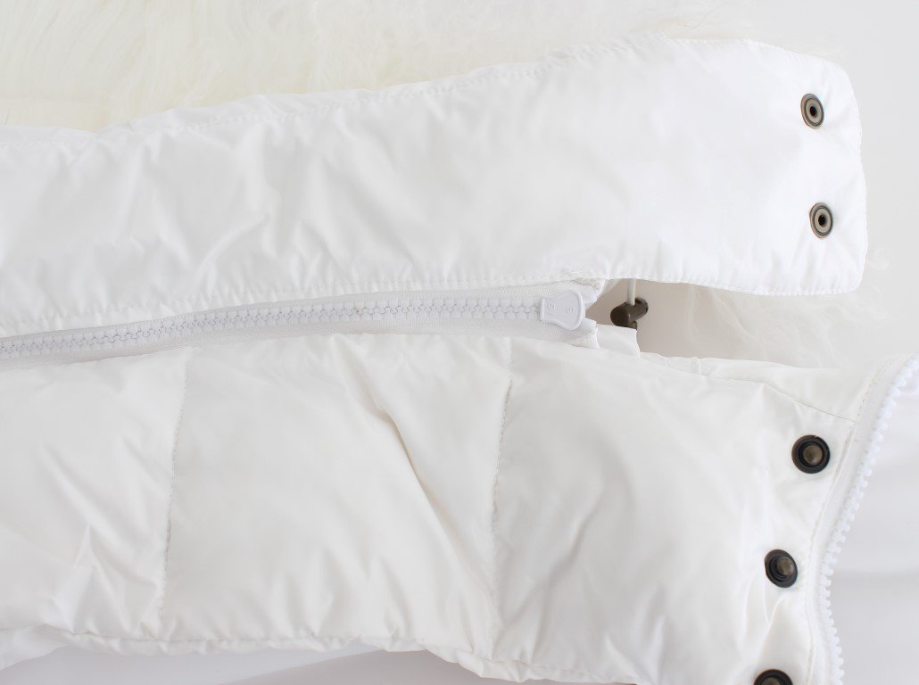 White puffer jacket/vest