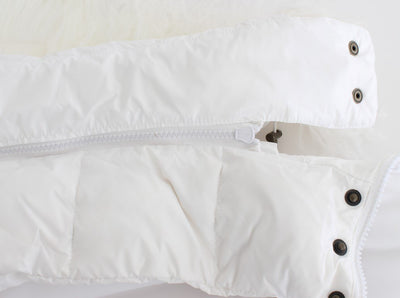 White puffer jacket/vest