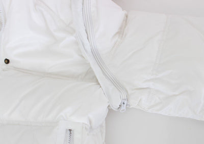 White puffer jacket/vest