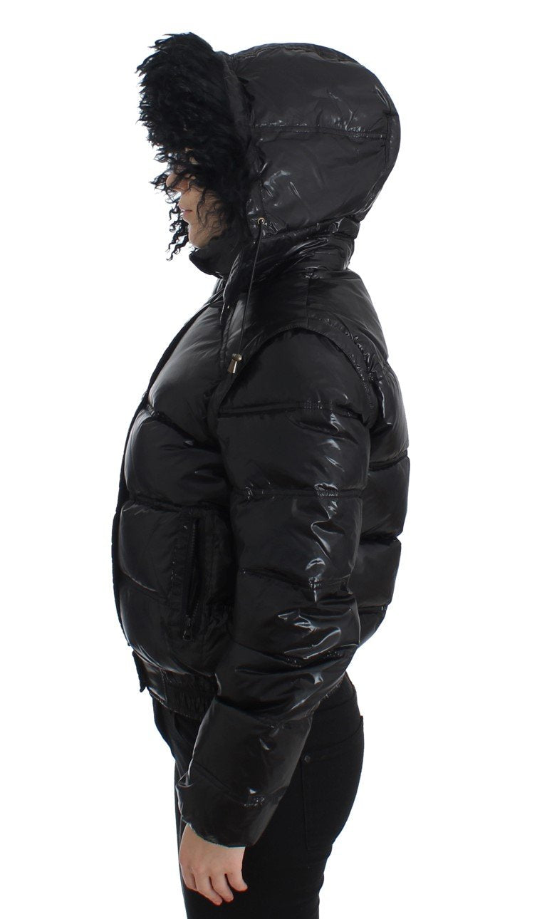 Black puffer jacket/vest