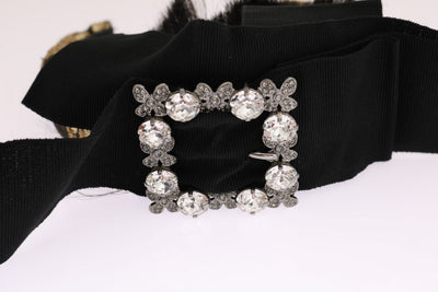 Gold Brocade Crystal Headband