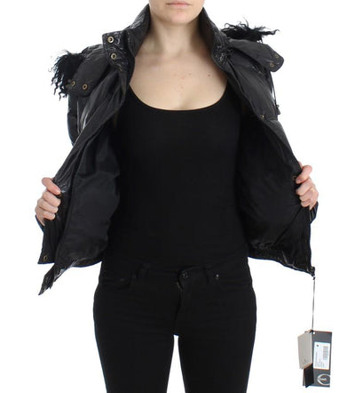 Black puffer jacket/vest