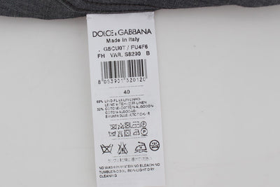 Gray Linen Cotton Casual Shirt