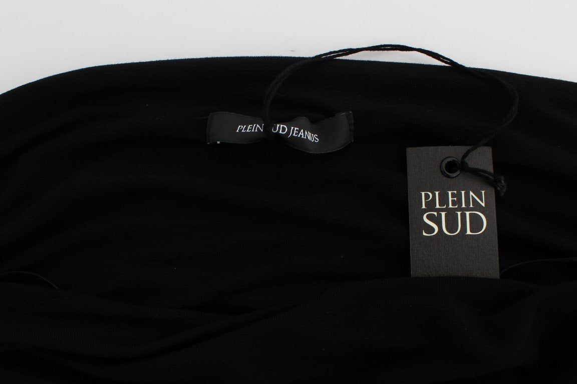 Black Stretch Bustier Top