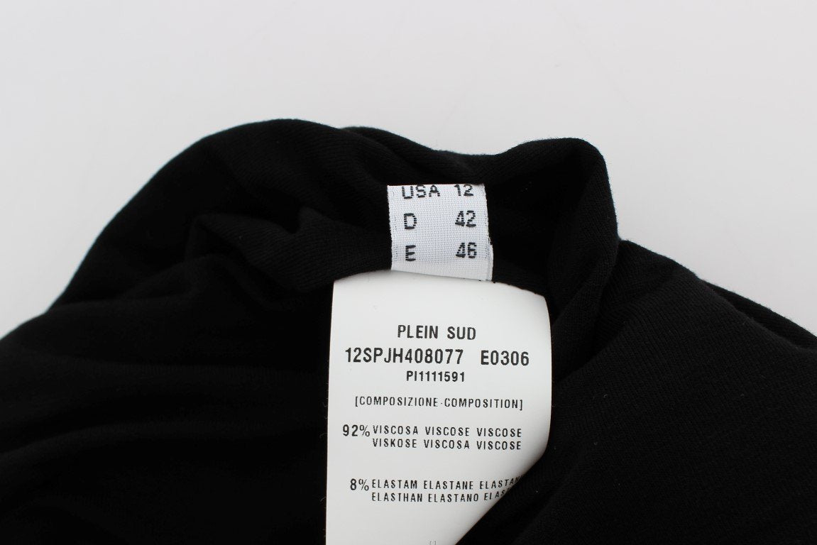 Black Stretch Bustier Top