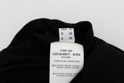 Black Stretch Bustier Top
